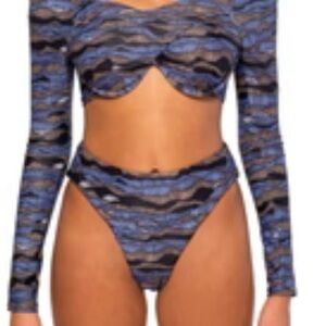 Andrea iyamah two piece bikini set